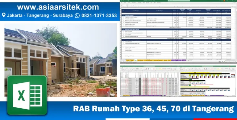 RAB Rumah Type 36 45 70
