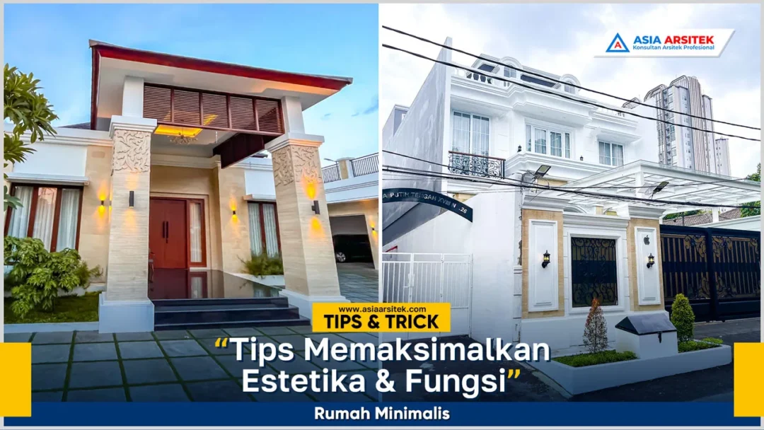 Rumah minimalis modern dengan desain estetis dan fungsi ruang yang maksimal