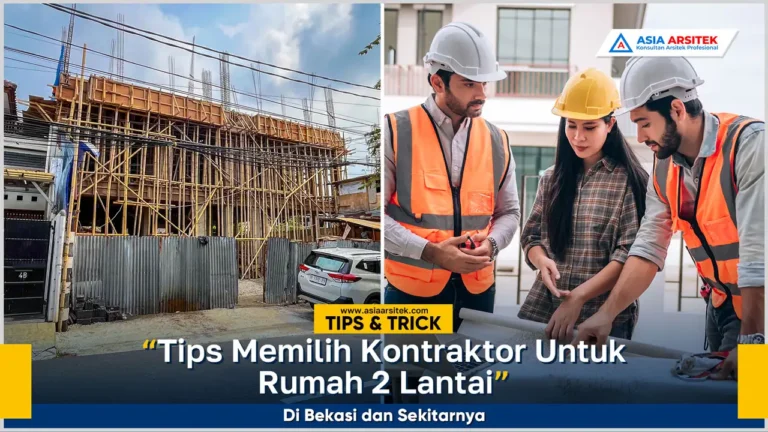 Kontraktor profesional membangun rumah 2 lantai dengan hasil kuat dan rapi