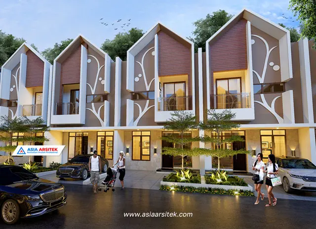 Harga Biaya Jasa Arsitek Terbaru Desain Perumahan Cluster Asia Arsitek