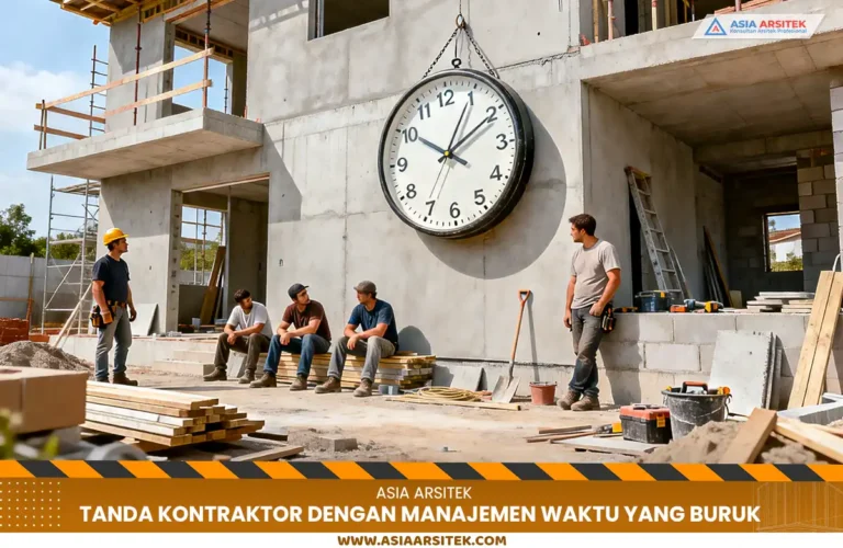 Tanda Kontraktor dengan Manajemen Waktu yang Buruk