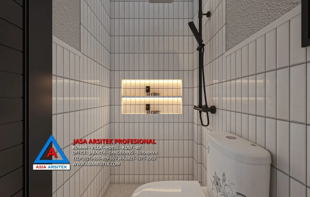 ruang mandi Jasa Arsitek Desain Rumah Kos Kosan 4 Lantai di Limo Depok, jasa desain rumah kost, contoh desain kos kosan, contoh desain kos kosan minimalis, contoh desain kos kosan sederhana, contoh desain rumah kost, contoh desain rumah kost 2 lantai, desain bangunan kost minimalis, asia arsitek jasa arsitek desain rumah villa kost hotel, arsitek rumah kost,
