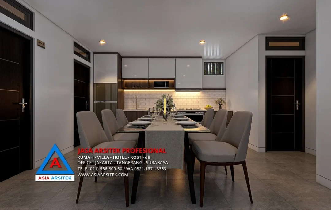 ruang makan Jasa Arsitek Desain Rumah Kos Kosan 4 Lantai di Limo Depok, jasa desain rumah kost, contoh desain kos kosan, contoh desain kos kosan minimalis, contoh desain kos kosan sederhana, contoh desain rumah kost, contoh desain rumah kost 2 lantai, desain bangunan kost minimalis, asia arsitek jasa arsitek desain rumah villa kost hotel, arsitek rumah kost,
