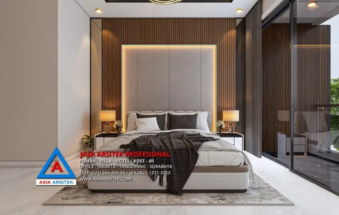 kamar tidur utama Berikut adalah tampak depan rumah.