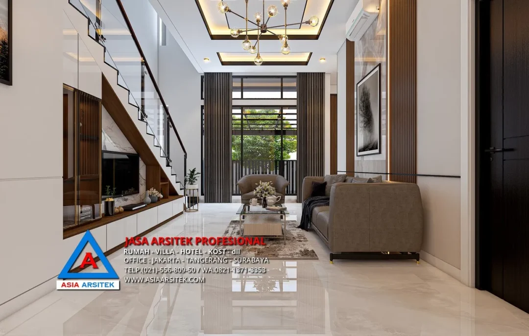 ruang keluarga Berikut adalah tampak depan rumah.