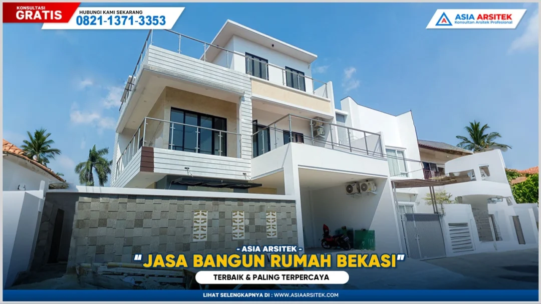 Jasa bangun rumah Bekasi terbaik dan paling terpercaya untuk pembangunan rumah kokoh dan rapi