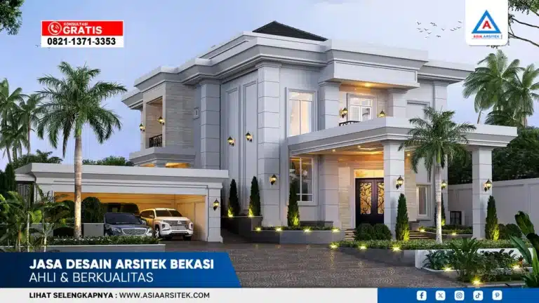 Jasa desain arsitek Bekasi ahli dan berkualitas untuk desain rumah modern, klasik, dan minimalis