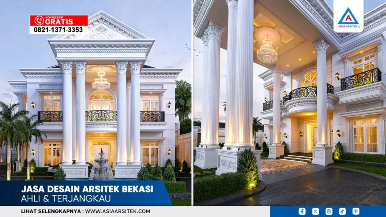 Jasa desain arsitek Bekasi ahli dan terjangkau untuk desain rumah modern, minimalis, dan klasik