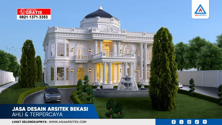 Jasa desain arsitek Bekasi ahli dan terpercaya untuk mewujudkan hunian impian Anda. Dikerjakan oleh arsitek profesional dengan hasil desain presisi, fungsional, dan estetis.