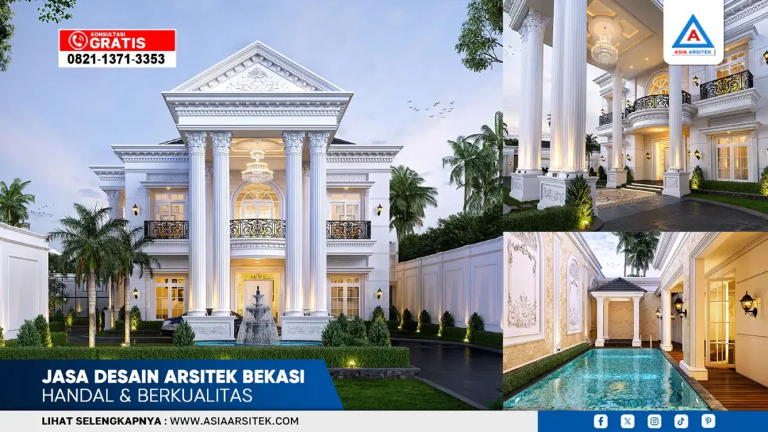 Jasa desain arsitek Bekasi handal dan berkualitas untuk desain rumah modern, klasik, dan minimalis
