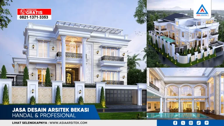 Jasa desain arsitek Bekasi handal dan profesional untuk desain rumah modern, klasik, dan minimalis