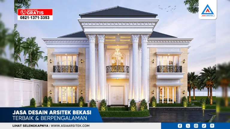 Jasa desain arsitek Bekasi terbaik dan berpengalaman dengan hasil desain rumah elegan, presisi, dan berkualitas