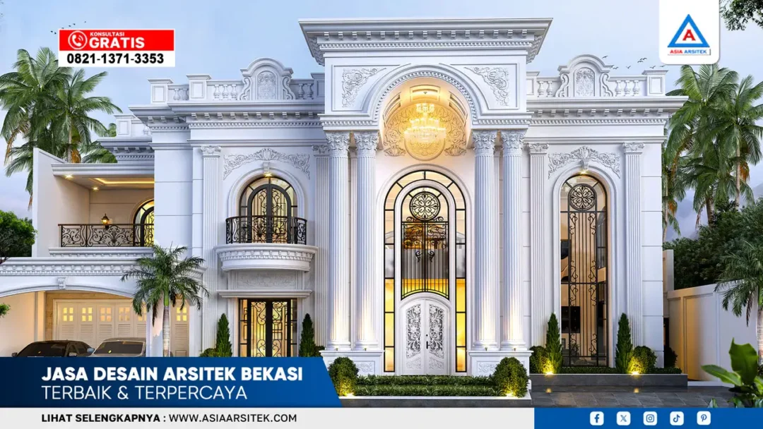 Jasa desain arsitek Bekasi terbaik dan terpercaya dengan hasil desain rumah elegan dan proporsional