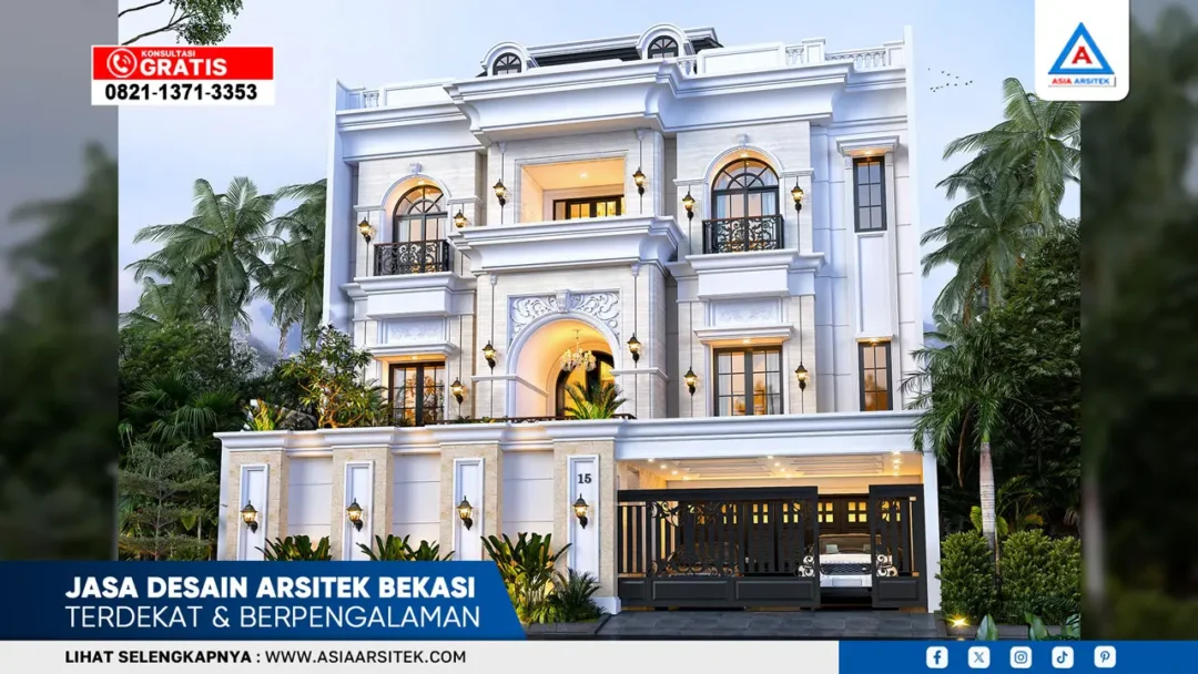 Jasa desain arsitek Bekasi terdekat dan berpengalaman dengan hasil desain rumah elegan, fungsional, dan berkualitas