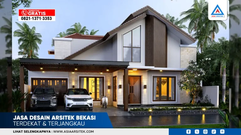 Jasa desain arsitek Bekasi terdekat dan terjangkau untuk desain rumah modern, klasik, dan minimalis