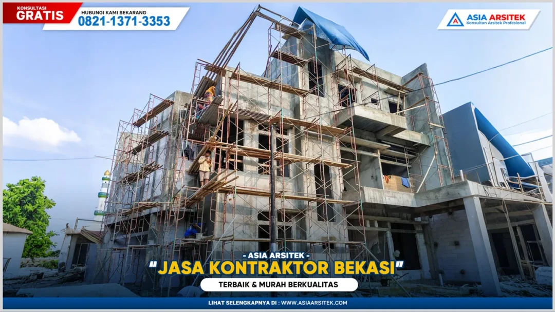 Jasa kontraktor bangunan Bekasi terbaik dengan layanan gratis desain rumah profesional dan berkualitas