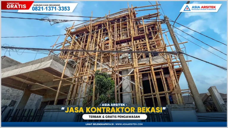 Jasa kontraktor bangunan Bekasi terbaik dengan layanan gratis pengawasan untuk hasil bangunan rapi dan tepat waktu