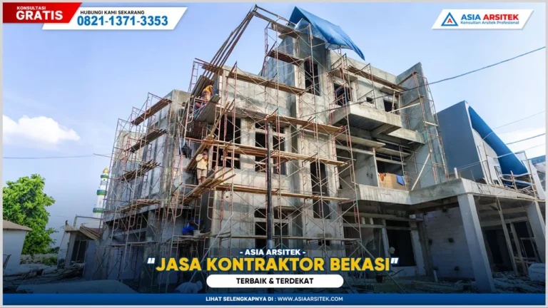 Jasa kontraktor bangunan Bekasi terbaik dan terdekat dengan hasil pembangunan rumah rapi, kuat, dan berkualitas