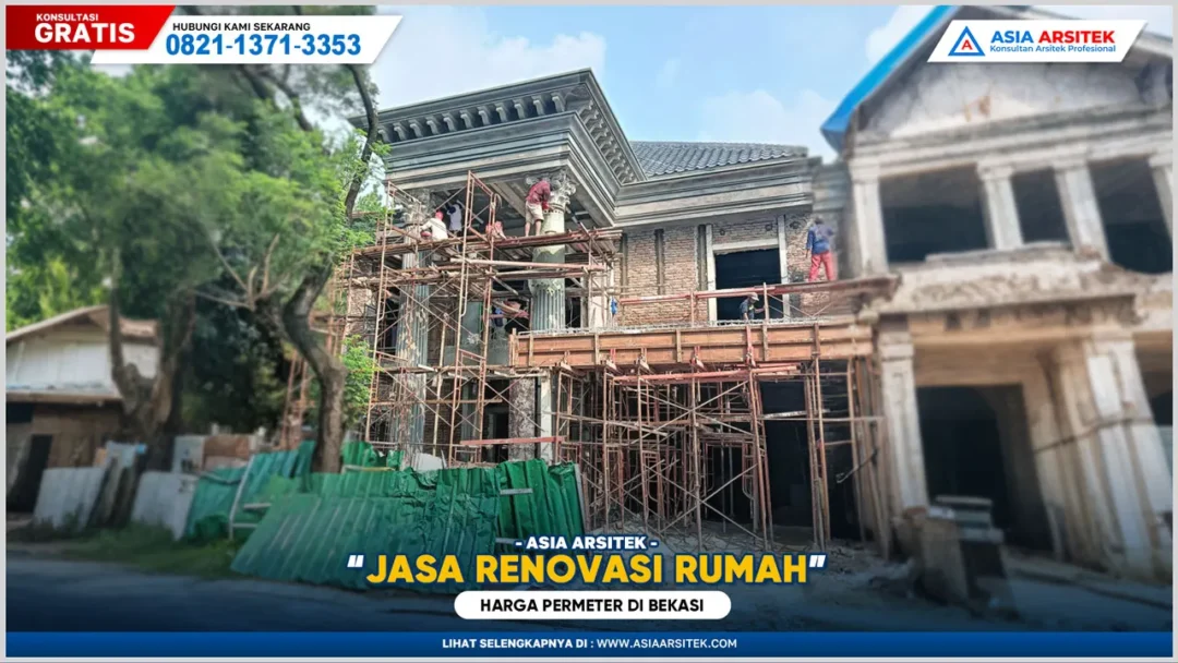 Jasa Renovasi Rumah Bekasi Harga Permeter