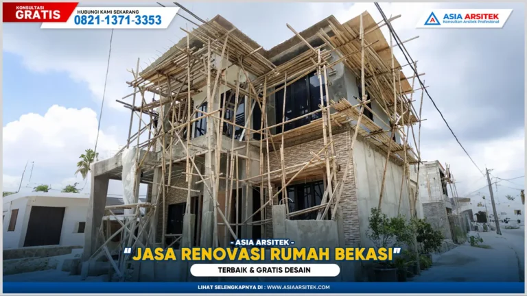 Jasa renovasi rumah Bekasi terbaik dengan layanan gratis desain interior dan eksterior profesional
