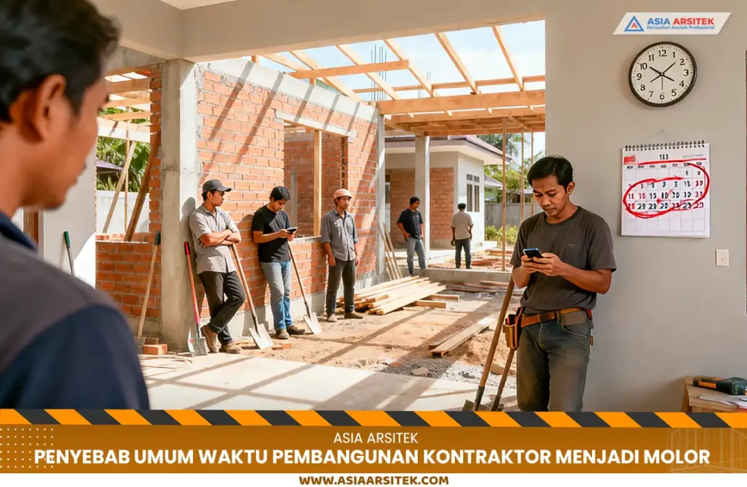 Penyebab Umum Waktu Pembangunan Kontraktor Menjadi Molor