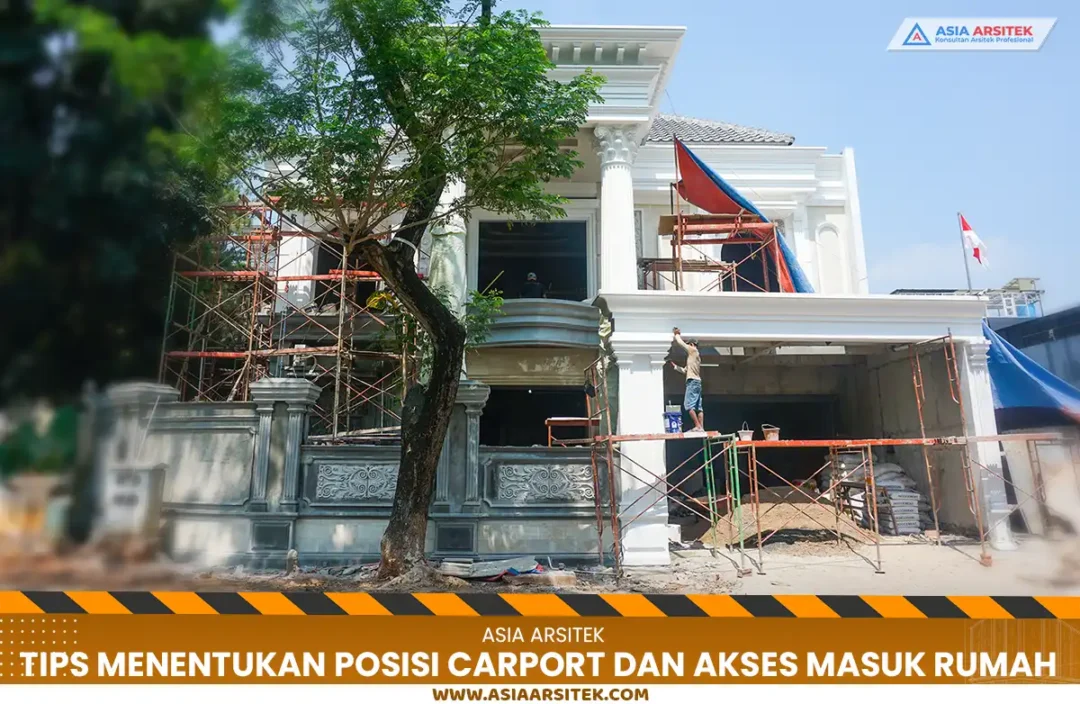 Posisi Carport Rumah Tangerang
