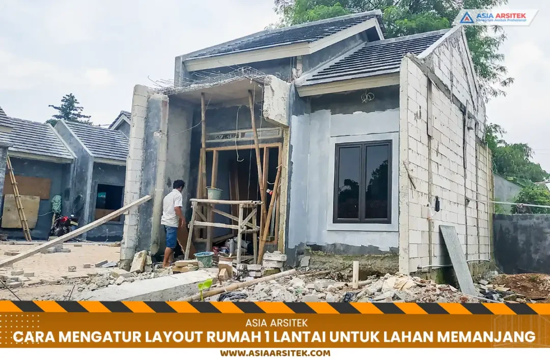 Cara Mengatur Layout Rumah 1 Lantai untuk Lahan Memanjang