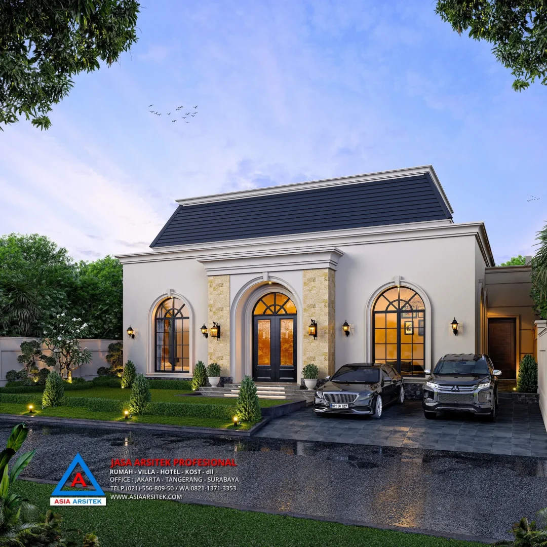 tampak depan Jasa Arsitek Desain Rumah Mewah Mediterania 1 Lantai di Yogyakarta Jogja, Jasa Desain Rumah Yogyakarta Jogja, Jasa Arsitek Yogyakarta Jogja, Arsitek Yogyakarta Jogja, Jasa Desain Rumah, jasa arsitek rumah, jasa desain arsitek, jasa desain interior, harga jasa desain rumah, harga jasa arsitek rumah, harga jasa arsitek per m2, jasa desain rumah gratis, jasa desain rumah murah, jasa desain rumah dan rab,