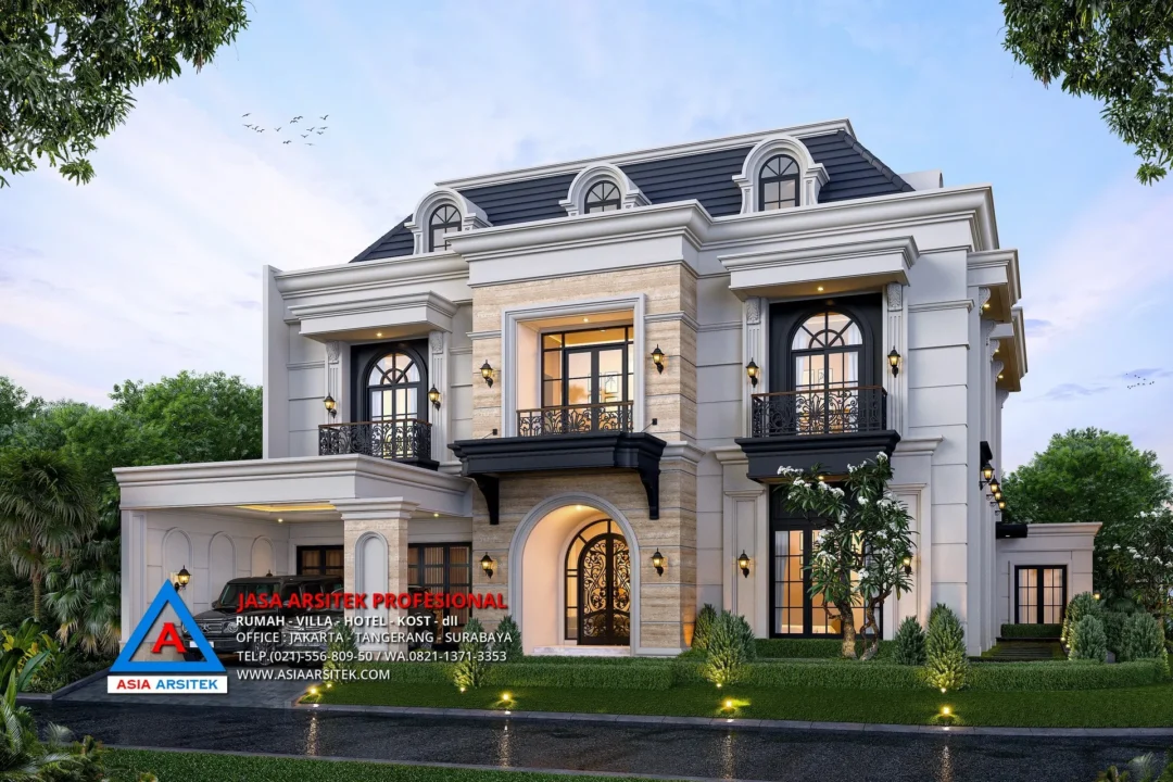 view depan kanan Jasa Arsitek Desain Rumah Mewah Tropis 2 Lantai di BSD City, Jasa Desain Rumah BSD, Jasa Arsitek BSD, Arsitek Depok, Jasa Desain Rumah, jasa arsitek rumah, jasa desain arsitek, jasa desain interior, harga jasa desain rumah, harga jasa arsitek rumah, harga jasa arsitek per m2, jasa desain rumah gratis, jasa desain rumah murah, jasa desain rumah dan rab,
