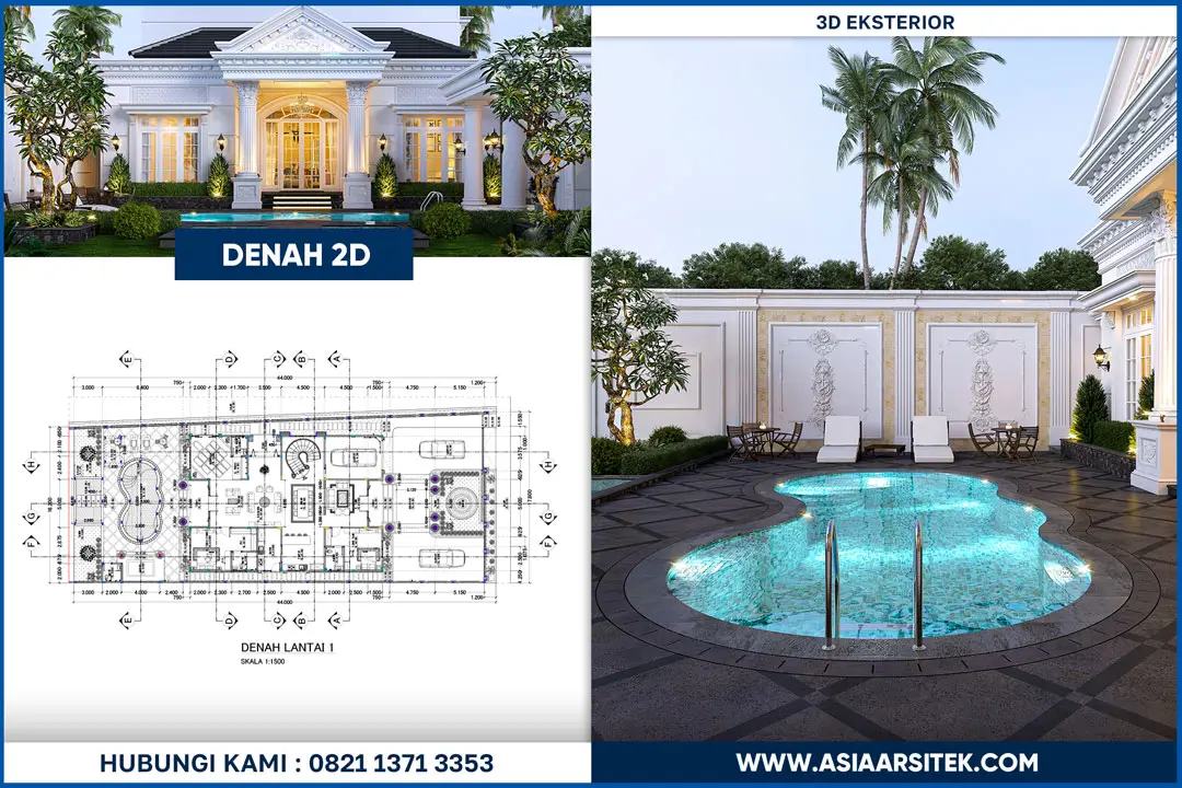 Jasa Desain Arsitek PerMeter di Ciputat Tangerang Selatan