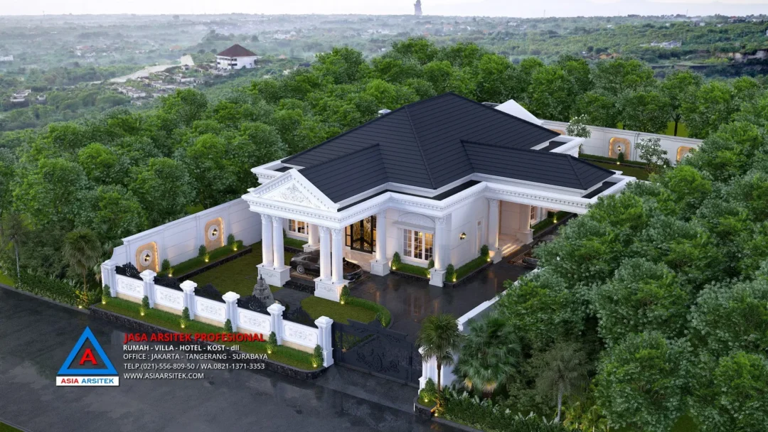 Desain Rumah Klasik 1 Lantai Bapak DV di Kalimantan Tengah, Desain Rumah Klasik 1 Lantai, Rumah Klasik Sederhana, Desain Rumah Klasik Modern, Rumah klasik Modern Minimalis, Rumah Klasik Modern 1 Lantai, Rumah klasik Eropa,