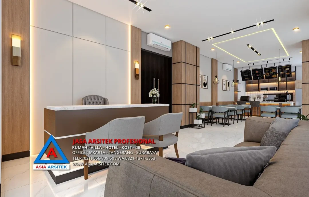 Loby Jasa Arsitek Desain Kost Kosan 5 Lantai di Cilandak Barat Jakarta Selatan, jasa desain rumah kost, contoh desain kos kosan, contoh desain kos kosan minimalis, contoh desain kos kosan sederhana, contoh desain rumah kost, contoh desain rumah kost 2 lantai, desain bangunan kost minimalis, asia arsitek jasa arsitek desain rumah villa kost hotel, arsitek rumah kost, 