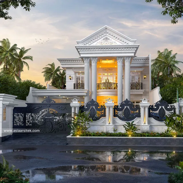 Jasa Konsultan Arsitek Desain Rumah Mewah Klasik Ibu SRWHYN, Jasa Desain Rumah, jasa arsitek rumah, jasa desain arsitek, jasa desain interior, harga jasa desain rumah, harga jasa arsitek rumah, harga jasa arsitek per m2, jasa desain rumah gratis, jasa desain rumah murah, jasa desain rumah dan rab