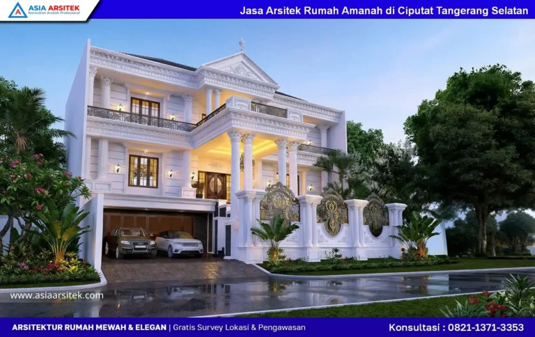 Jasa Arsitek Rumah Amanah di Ciputat Tangerang Selatan