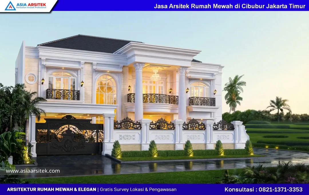 Jasa Arsitek Rumah Mewah di Cibubur Jakarta Timur