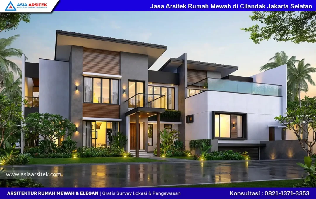Jasa Arsitek Rumah Mewah di Cilandak Jakarta Selatan