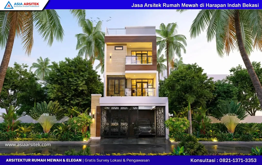 Jasa Arsitek Rumah Mewah di Harapan Indah Bekasi