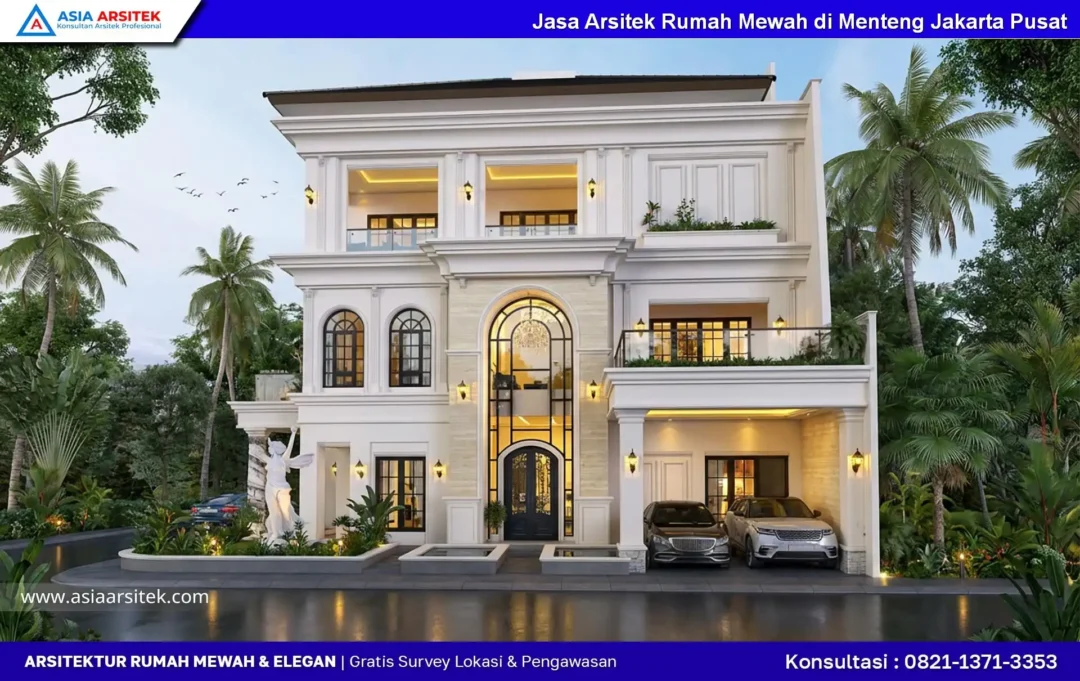 Jasa Arsitek Rumah Mewah di Menteng Jakarta Pusat