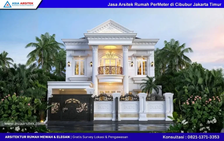 Jasa Arsitek Rumah PerMeter di Cibubur Jakarta Timur
