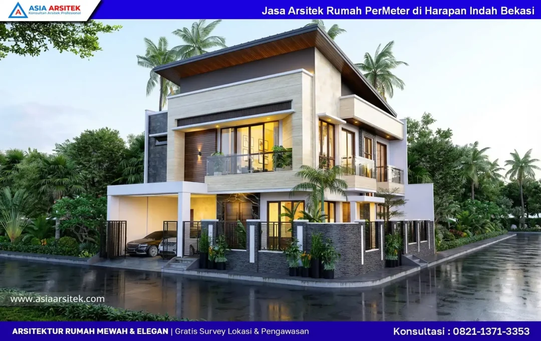 Jasa Arsitek Rumah PerMeter di Harapan Indah Bekasi