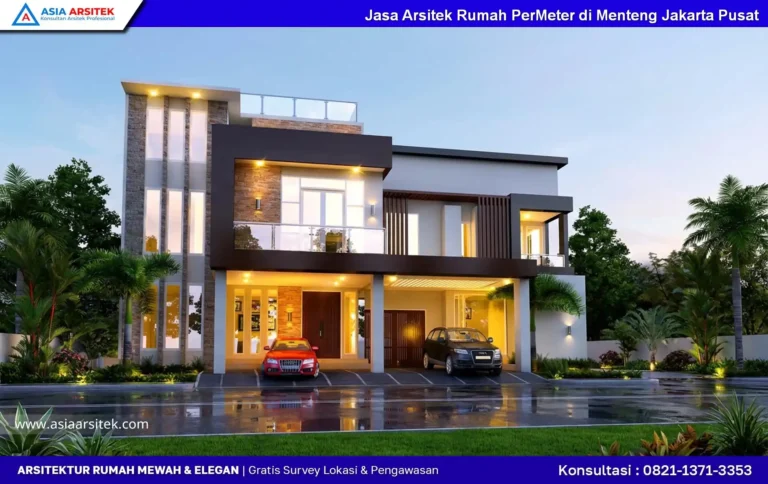 Jasa Arsitek Rumah PerMeter di Menteng Jakarta Pusat