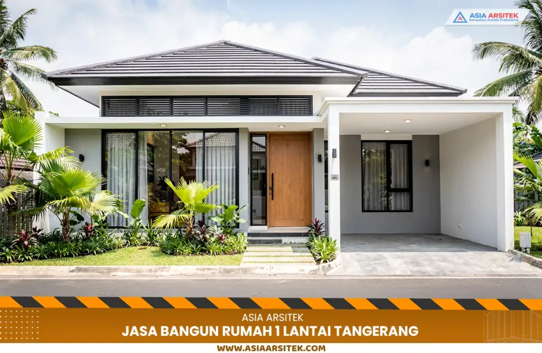 jasa bangun rumah 1 lantai di Tangerang
