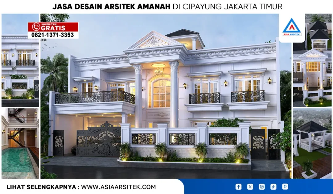 Jasa Desain Arsitek Amanah di Cipayung Jakarta Timur