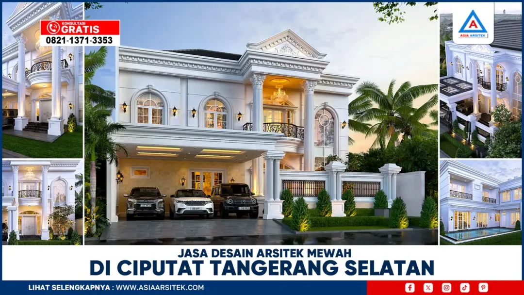 Jasa Desain Arsitek Mewah di Ciputat Tangerang Selatan