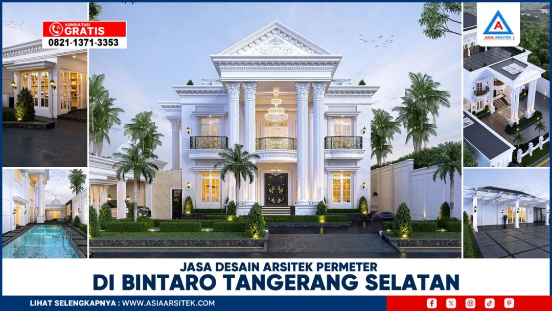 Jasa Desain Arsitek PerMeter di Bintaro Tangerang Selatan