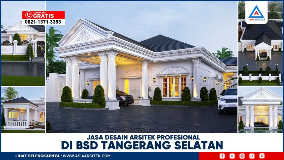 Jasa Desain Arsitek Profesional di BSD Tangerang Selatan