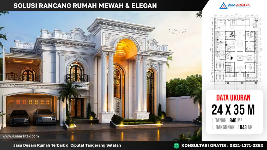 Jasa Desain Rumah Terbaik di Ciputat Tangerang Selatan, Desain Rumah Mewah Klasik, Jasa Desain Rumah BSD Tangerang Selatan, Jasa Arsitek BSD Tangerang Selatan, Arsitek BSD Tangerang Selatan, Jasa Desain Rumah Rumah, Jasa Desain Rumah, jasa arsitek rumah, jasa desain arsitek, jasa desain interior, harga jasa desain rumah, harga jasa arsitek rumah, harga jasa arsitek per m2, jasa desain rumah gratis, jasa desain rumah murah, jasa desain rumah dan rab, jasa desain rumah mewah, jasa desain rumah klasik, desain rumah 1 lantai, desain rumah 2 lantai, asia arsitek 1 lantai, asia arsitek 2 lantai