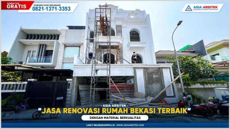 Jasa Renovasi Rumah Bekasi Terbaik dengan Material Berkualitas