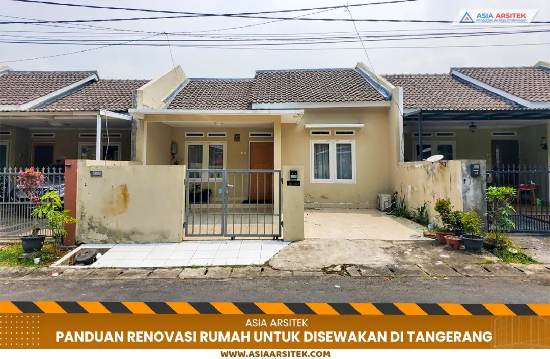 Renovasi rumah untuk disewakan di Tangerang
