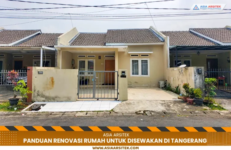Renovasi rumah untuk disewakan di Tangerang